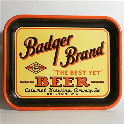 Badger Brand Beer Serving Tray 
