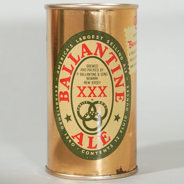 Ballantine Ale Flat Top COPPER BRIGHT GREEN CCC 33-18