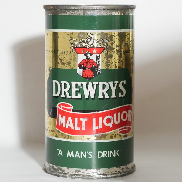Drewrys Malt Liquor Flat Top CMT LID 55-21