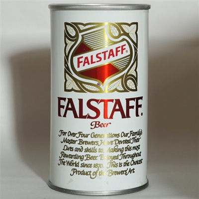 Falstaff Beer Pull Tab TEST METALLIC GOLD WHITE HATCH 232-2