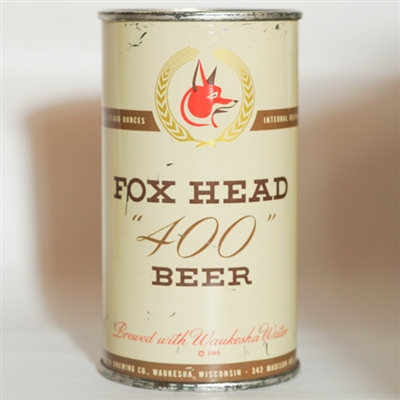 Fox Head 400 Beer Flat Top 66-8