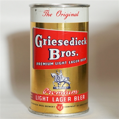 Griesedieck Bros Light Lager Beer Flat Top IRTP 76-12