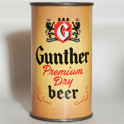 Gunther Premium Beer Flat Top 78-26