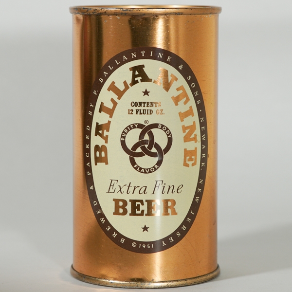 Ballantine Extra Fine Beer Flat Top 33-37