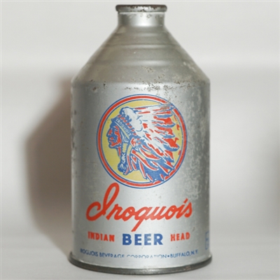 Iroquois Indian Head Beer Crowntainer 195-29