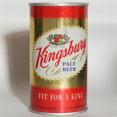 Kingsbury Pale Beer Flat Top Continental 88-9