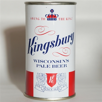 Kingsbury Pale Beer Flat Top CCC 1 LINE MANDITORY 88-10