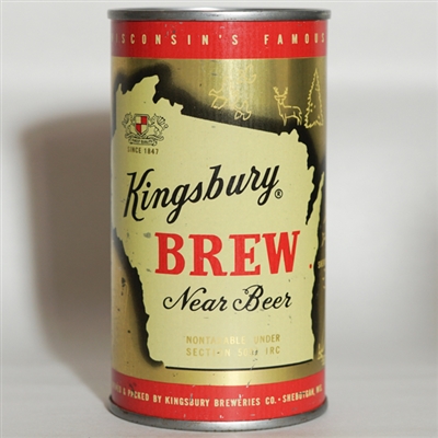 Kingsbury Brew Near Beer Flat Top CCC SEMI METALLIC 70 CALS 88-16