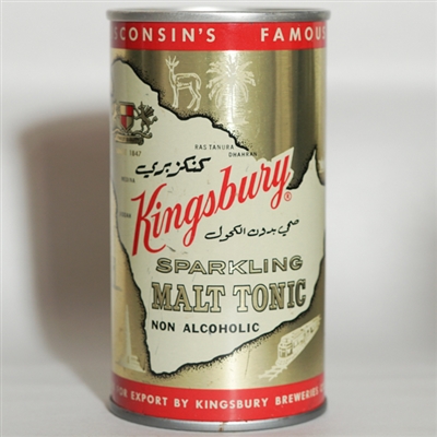 Kingsbury Sparkling Malt Tonic Flat Top METALLIC 88-19