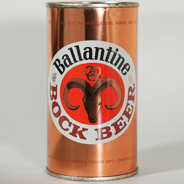 Ballantine Bock Beer Flat Top 34-22
