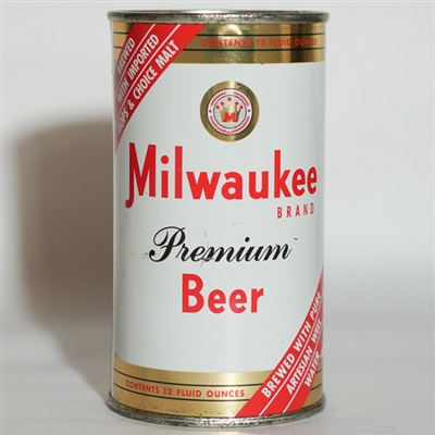 Milwaukee Premium Beer Flat Top THIN TEXT 100-3