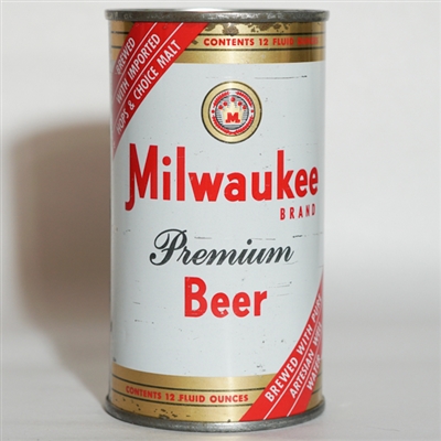 Milwaukee Premium Beer Flat Top BOLD TEXT 100-4