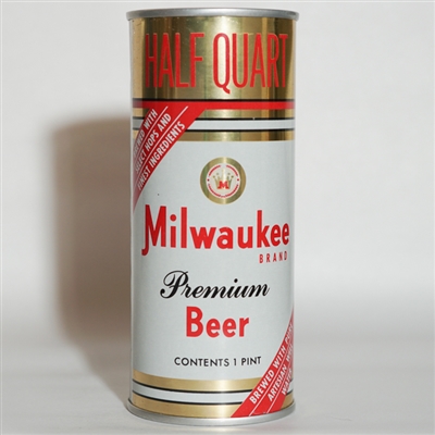 Milwaukee Premium Beer 16 OZ TAB TOP AND BOTTOM 157-5