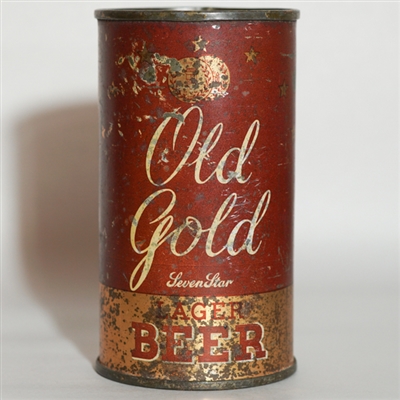 Old Gold Lager Beer OI Flat Top RED BROWN 107-6