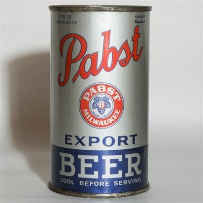 Pabst Export Beer OI Flat Top DNCMT LID 111-08