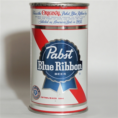 Pabst Blue Ribbon Beer Flat Top ACC LIGHT BLUE 112-1
