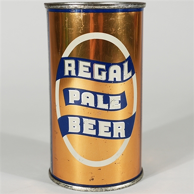 Regal Pale Beer Flat Top Can IMPOSSIBLY CLEAN 120-31