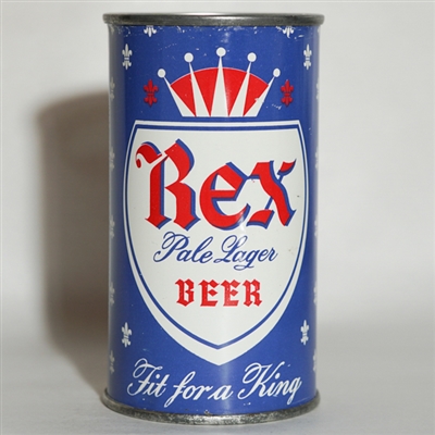 Rex Pale Lager Beer Flat Top LG NATIONAL LOGO 122-31