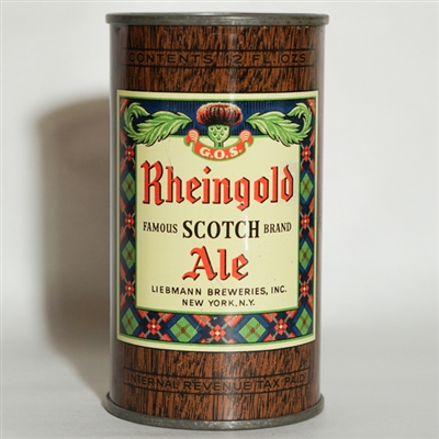 Rheingold Scotch Ale Flat Top LARGE PANELS 123-25