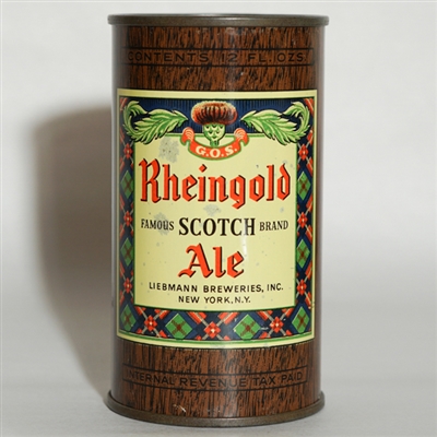 Rheingold Scotch Ale Flat Top ASK FOR QUARTS 123-25