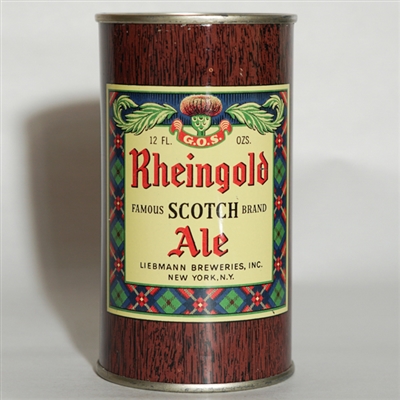 Rheingold Scotch Ale Flat Top LIGHT BLUE 123-26
