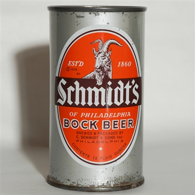 Schmidts Bock Beer Flat Top SILVER 131-33