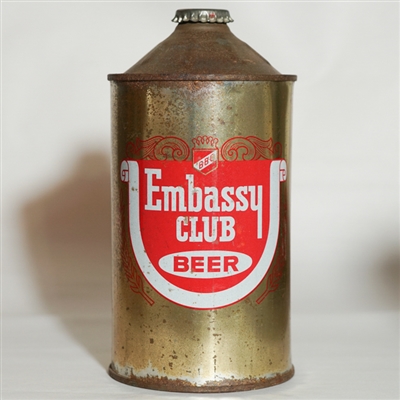 Embassy Club Beer Quart Cone Top 207-17