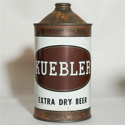 Kuebler Extra Dry Beer Quart Cone Top SCARCE IRTP 214-6