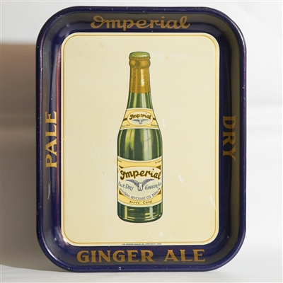 Imperial Dry Ginger Ale Serving Tray 