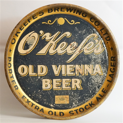 O Keefes Old Vienna Beer  Pie Tray 