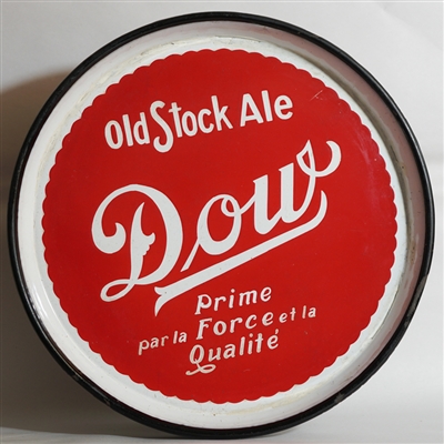 Dow Old Stock Ale Porcelain Tray FRENCH 