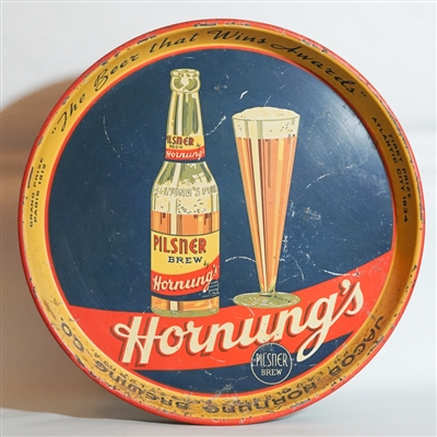 Hornugs Beer Longneck Bottle Serving Tray 