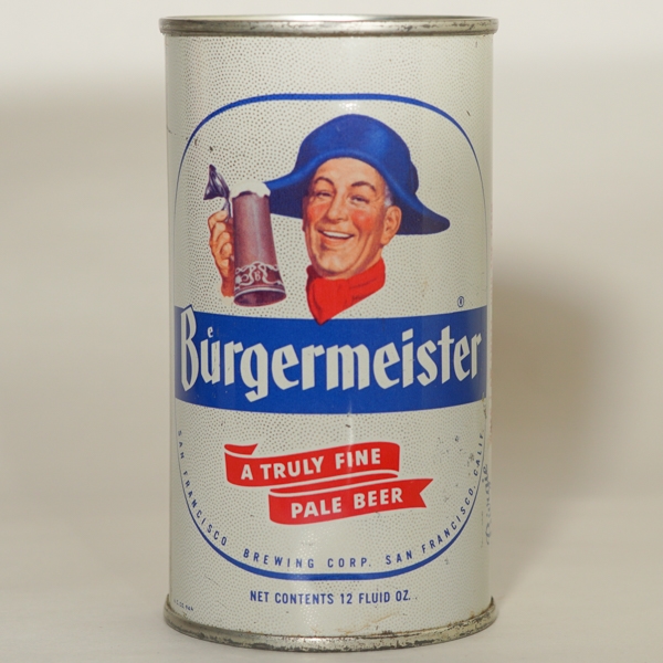 Burgermeister Pale Beer Flat Top NICE 46-36