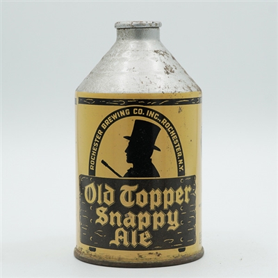 Old Topper Snappy Ale Crowntainer BLACK OVAL 197-29