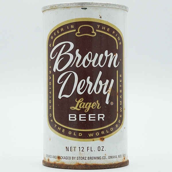 Brown Derby Lager Beer Pull Tab STORZ OMAHA 46-27
