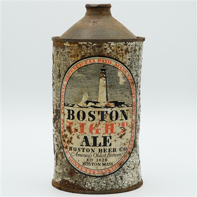 Boston Light Ale Quart Cone Top NO WINDOWS 203-16