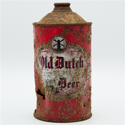 Old Dutch Lager Beer  Quart Cone Top RARE 215-16