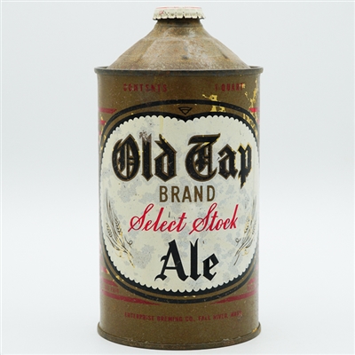 Old Tap Select Stock Ale Quart Cone Top VERY SCARCE 216-9