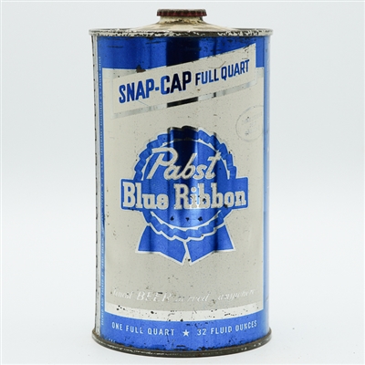 Pabst Blue Ribbon Snap Cap Quart NEWARK 217-11