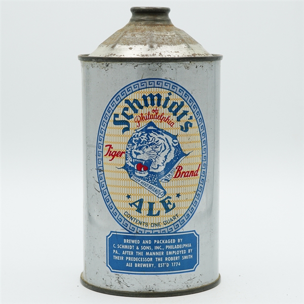 Schmidts Tiger Ale Quart Cone Top 218-16