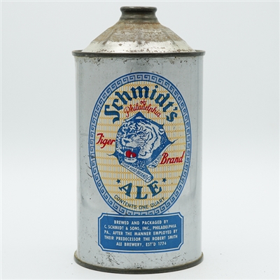 Schmidts Tiger Ale Quart Cone Top 218-16