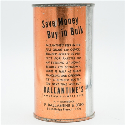 Ballantines Export Light Beer Flat Top SAVE MONEY BUY IN BULK 33-29
