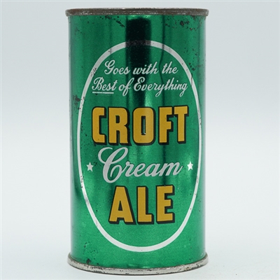 Croft Cream Ale Flat Top SILVER OVAL 52-28