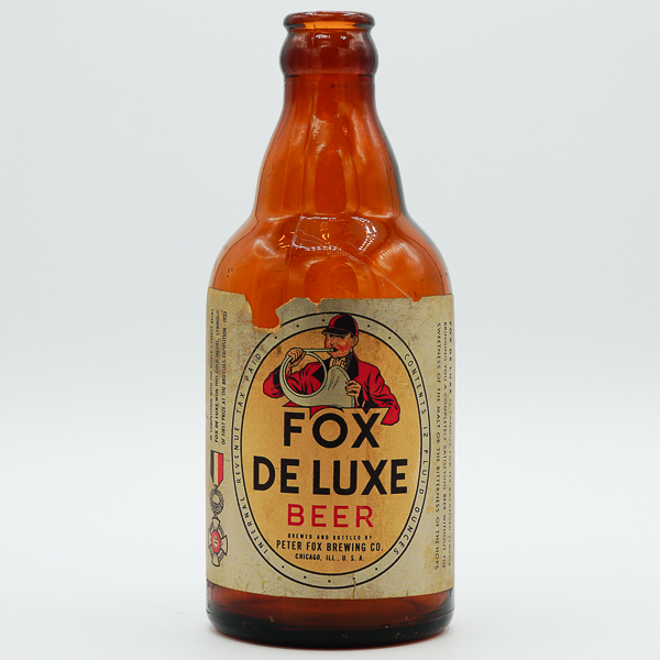 Lot Detail - Fox Deluxe Beer Steinie Bottle YELLOW