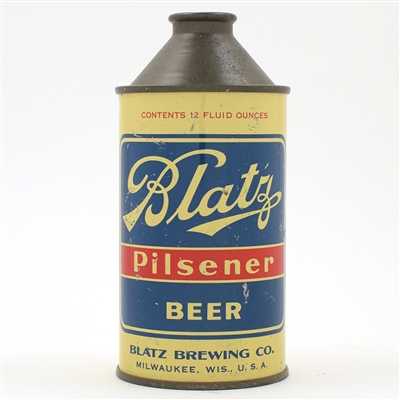 Blatz Beer Cone Top 153-27