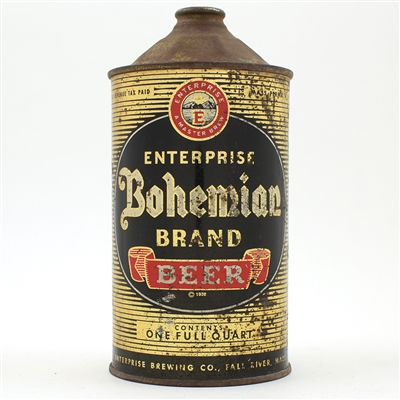 Bohemian Beer Quart Cone Top SCARCE 203-15