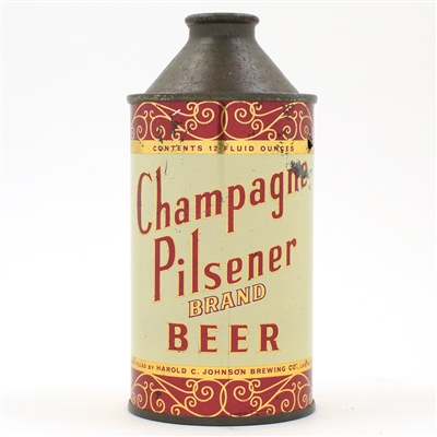 Champagne Pilsener Beer Cone Top 157-3