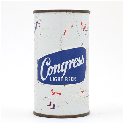 Congress Beer Set Flat Top WINTER FUN SCARCE THIS CLEAN 50-37