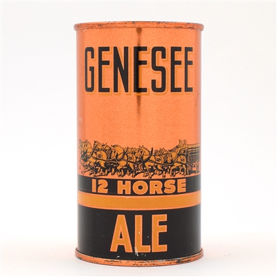 Genesee 12 Horse Ale Instructional Flat Top 68A D CODE 68-17 USBCOI 324