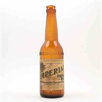Imperial Export Beer Pre-Prohibition Bottle